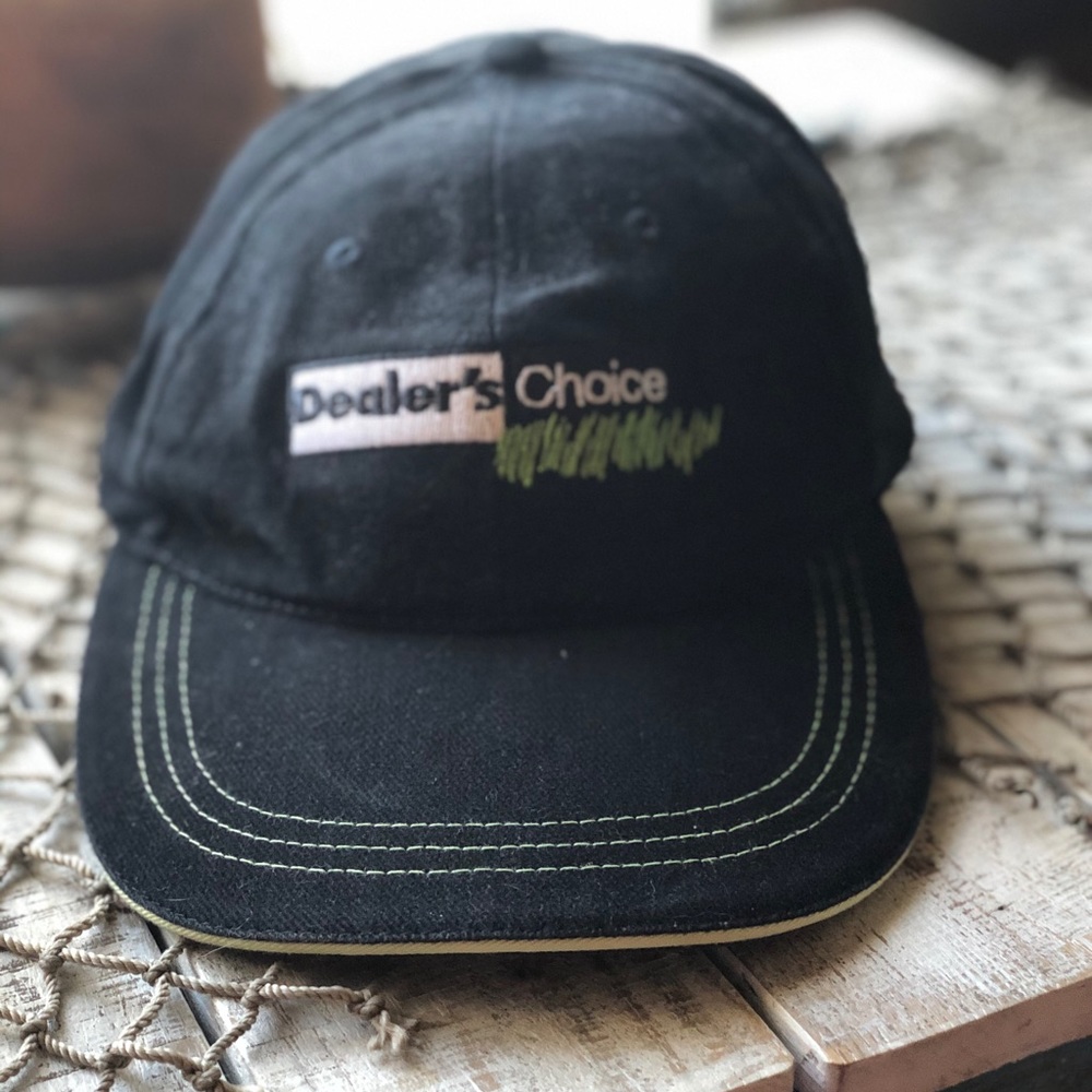 Dealers Choice Black Twill Adjustable Cap